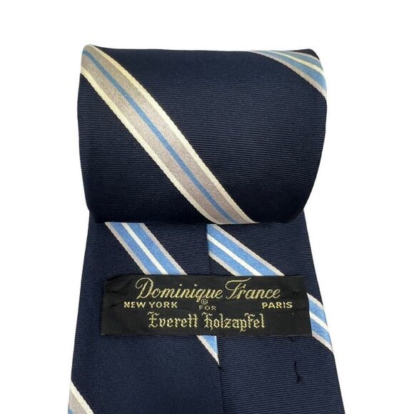 Dominique France Men's Silk Neck Tie - Picture 6 of 10